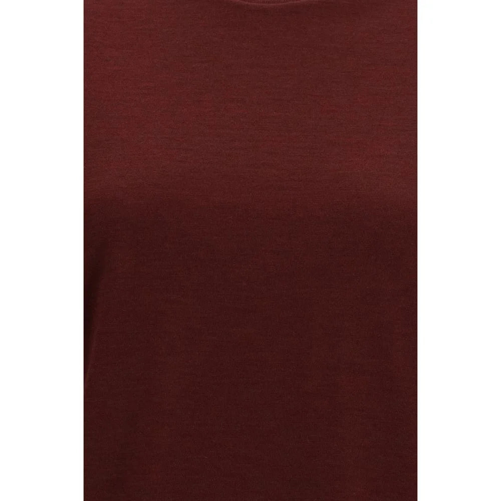 Thom Browne Bordeaux Wool Oves Aries T-Shirt