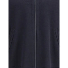 Thom Browne Double Face Full Zip Up Cardigan In Meri - Cardigans