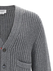 Thom Browne Gray Cashmere Cardigan