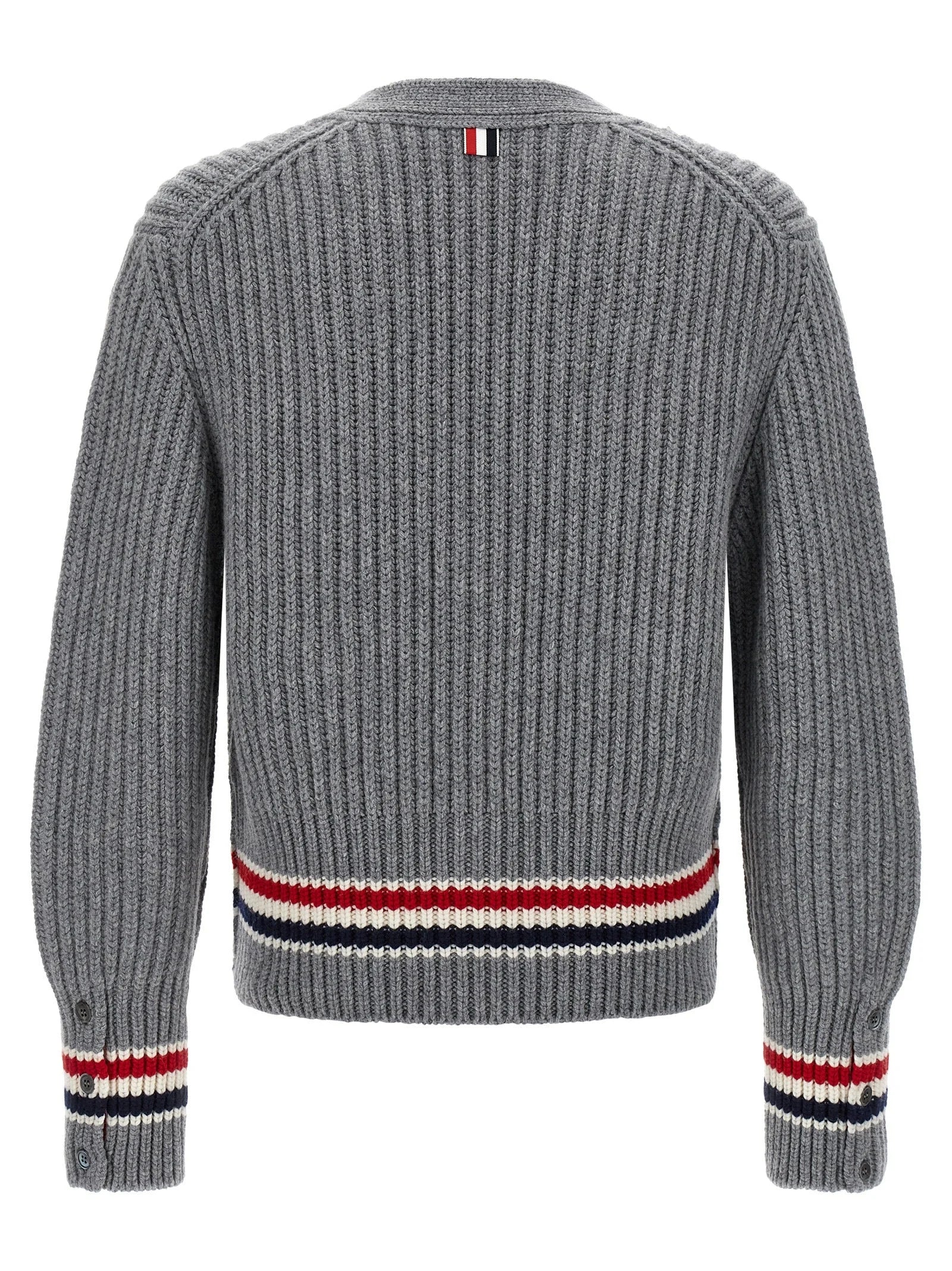 Thom Browne Gray Cashmere Cardigan
