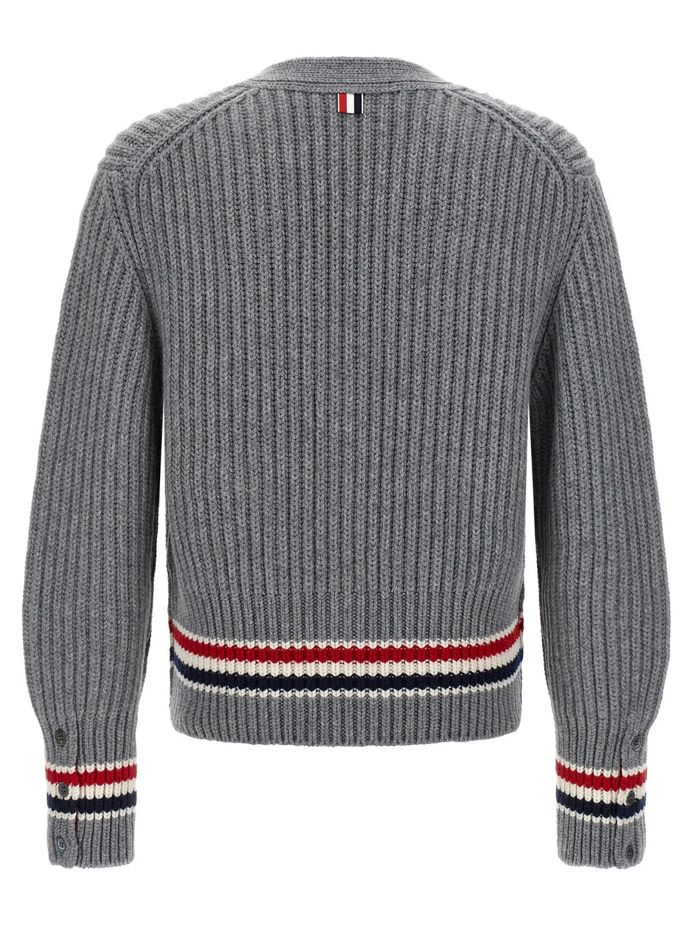 Thom Browne Gray Cashmere Cardigan