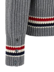 Thom Browne Gray Cashmere Cardigan