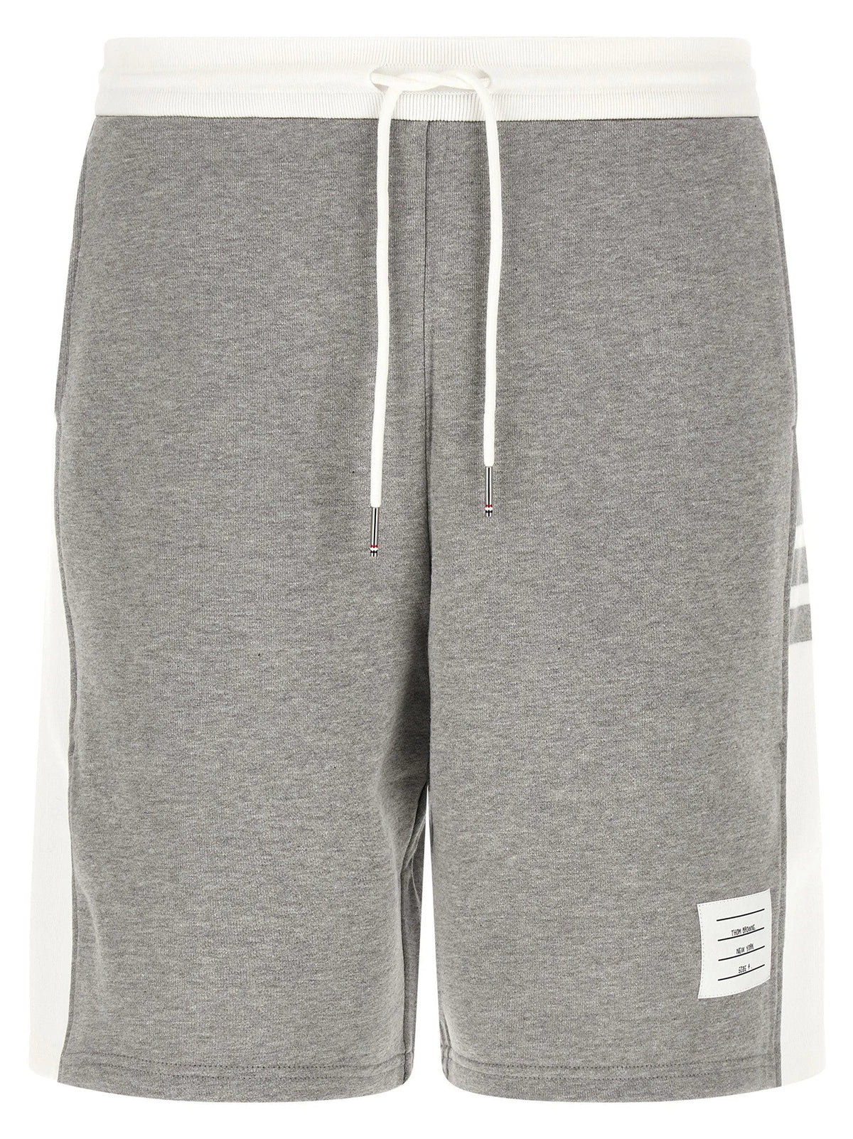 Thom Browne Gray Cotton Bermuda Shorts - 4