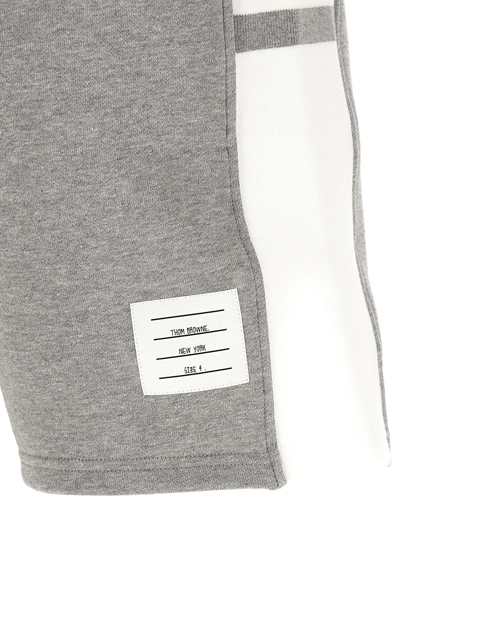 Thom Browne Gray Cotton Bermuda Shorts - 4