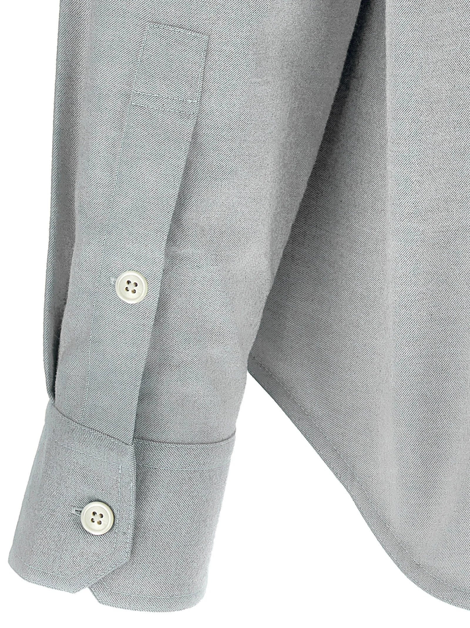 Thom Browne Gray Cotton Blouse - 3