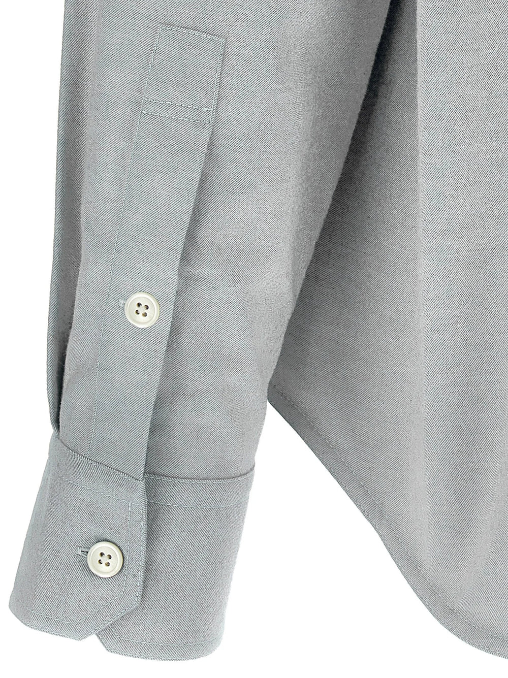 Thom Browne Gray Cotton Blouse - 3