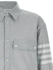 Thom Browne Gray Cotton Blouse - 3
