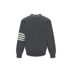 Thom Browne Gray Cotton Cardigan - 3