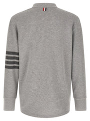 Thom Browne Gray Cotton Cardigan - 4