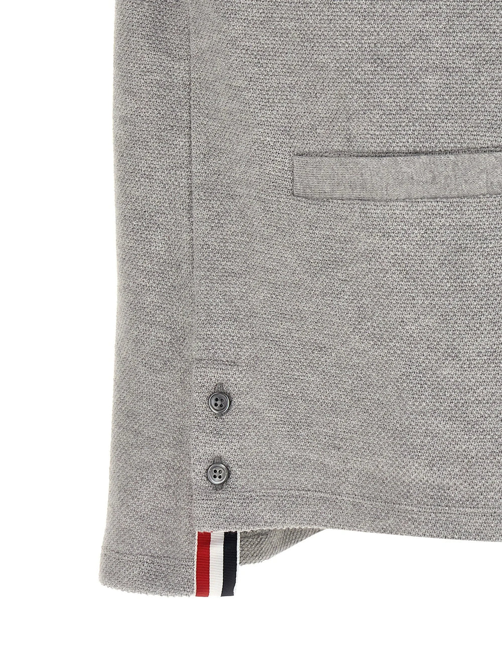 Thom Browne Gray Cotton Cardigan - 4