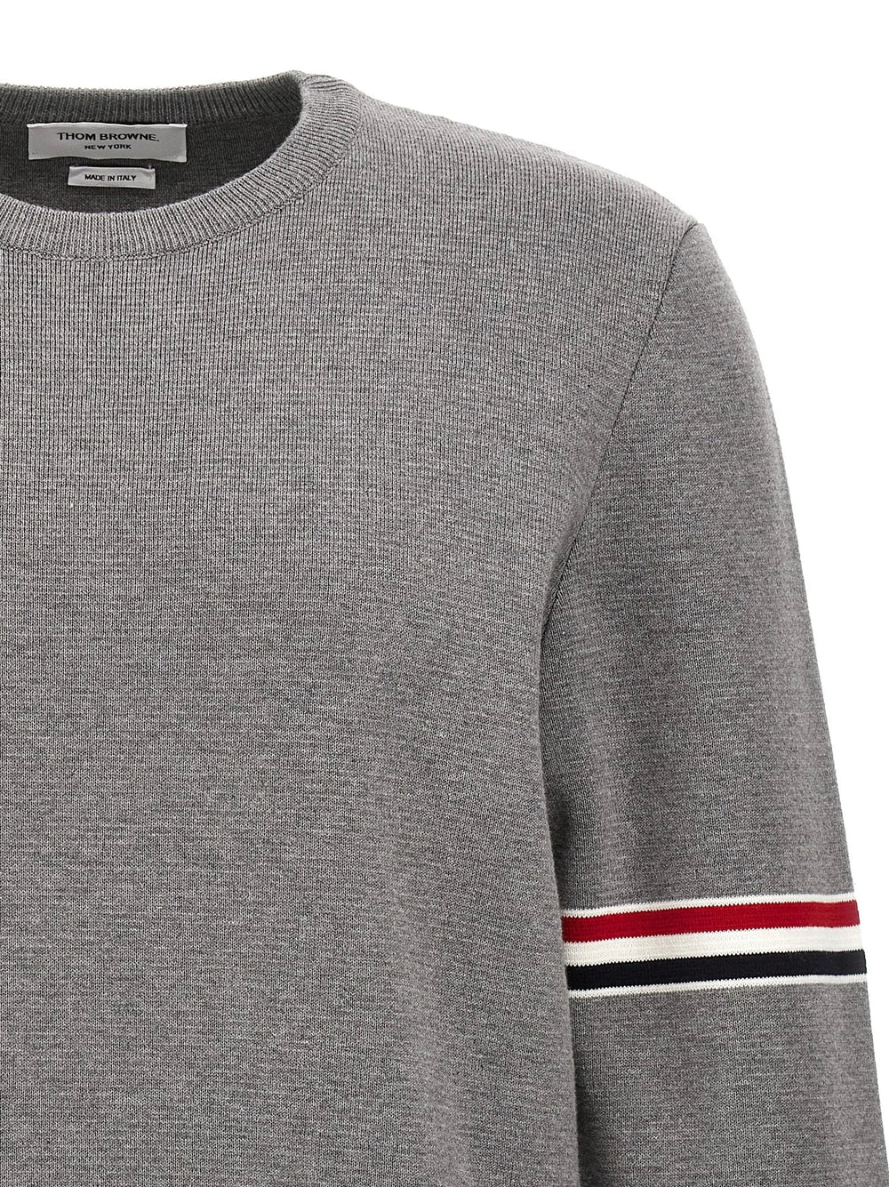 Thom Browne Gray Cotton Cardigan