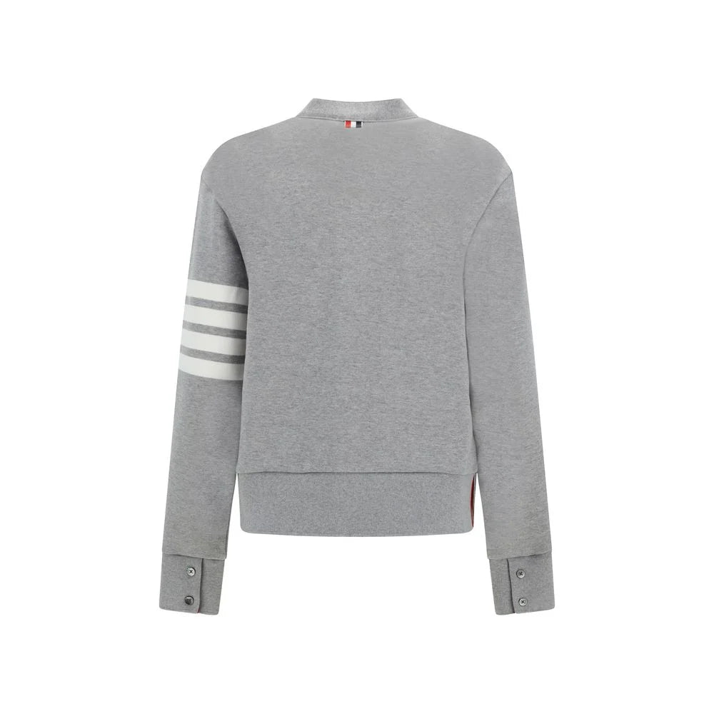 Thom Browne Gray Cotton Cardigan - IT42 | L