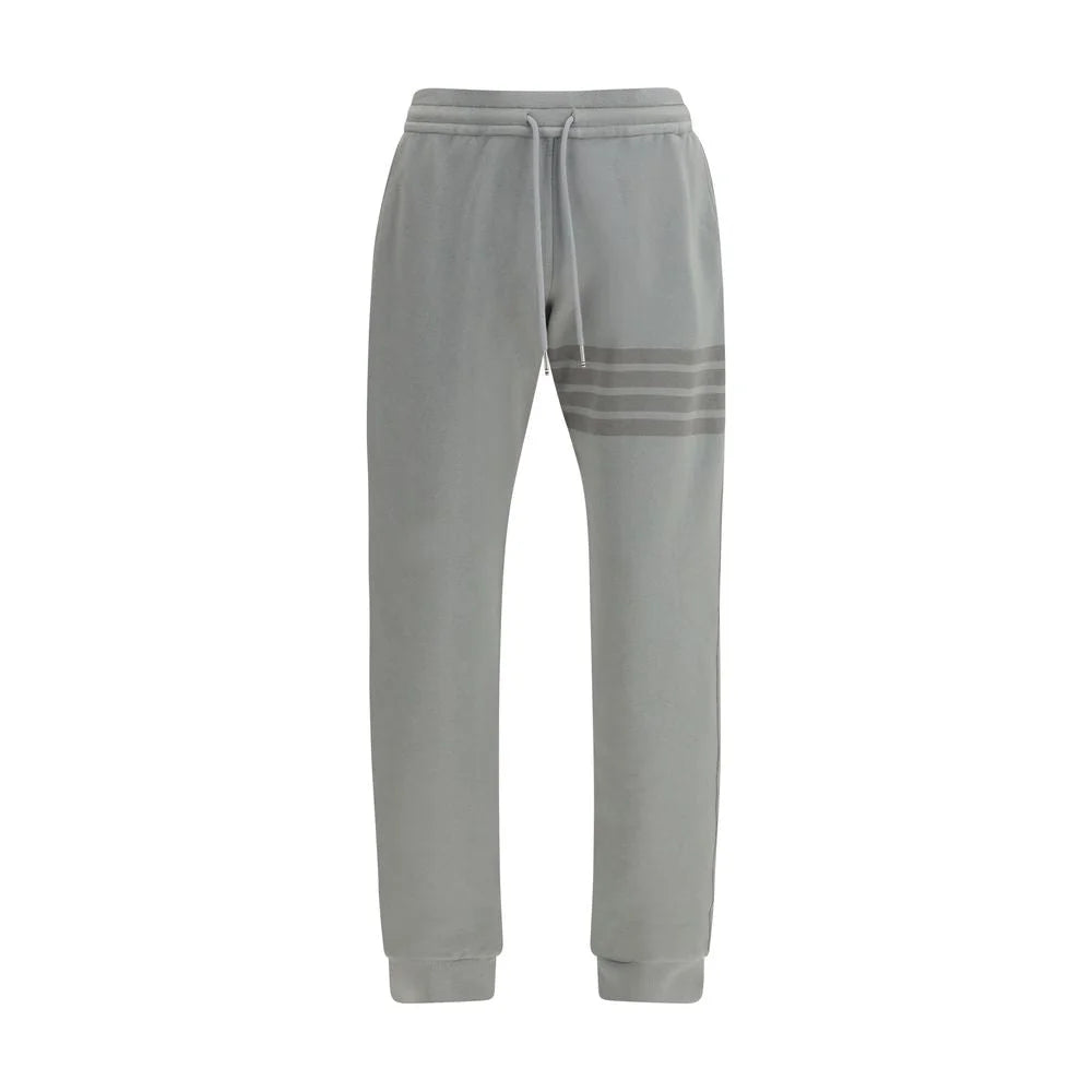 Thom Browne Gray Cotton Joggers (Workout Pants)