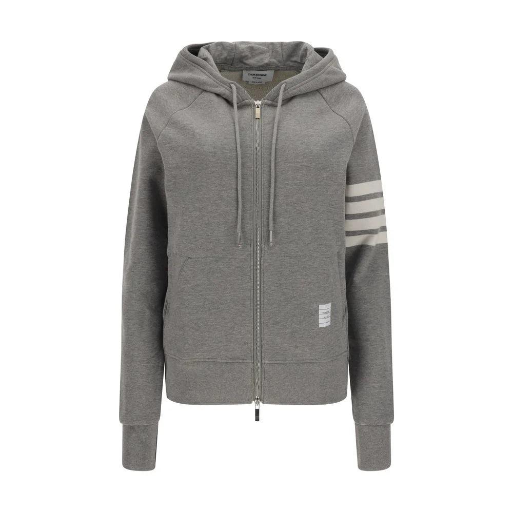 Thom Browne Gray Cotton Sweatshirt