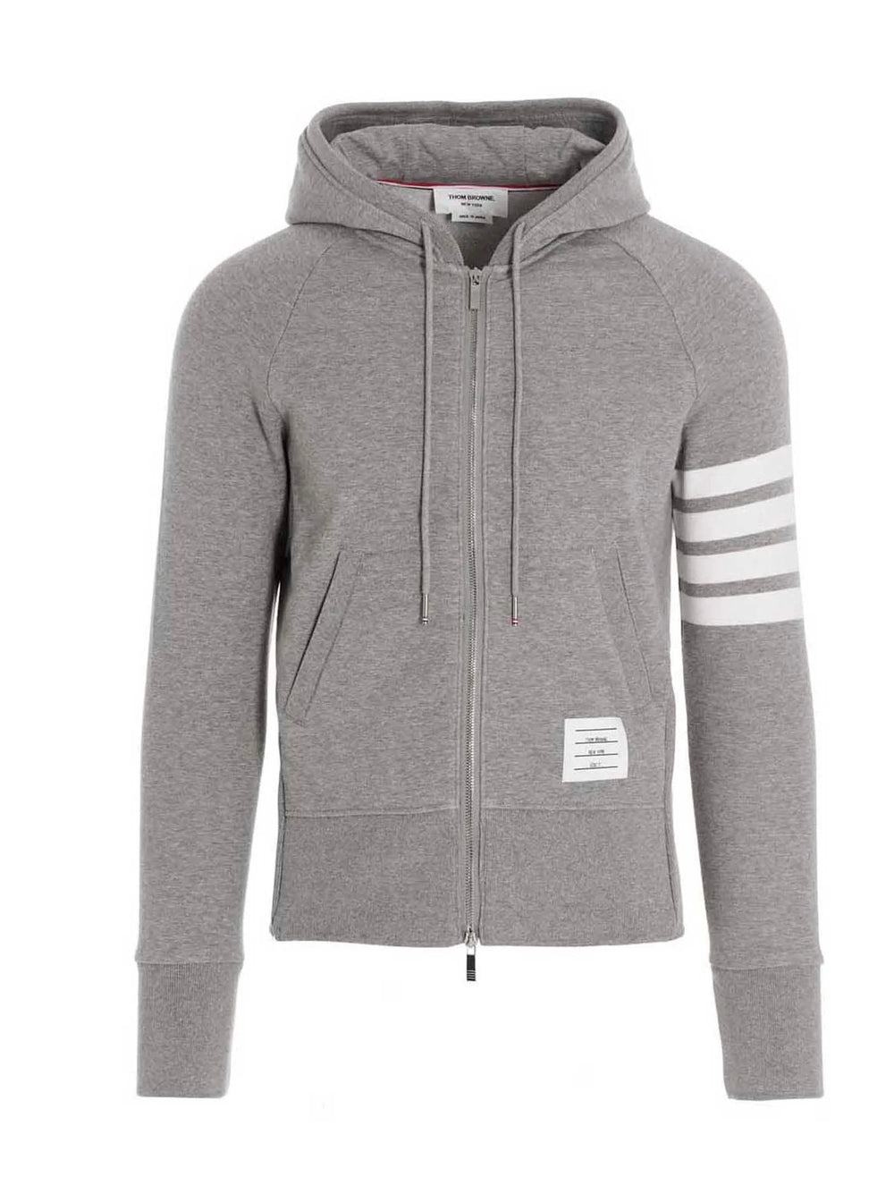 Thom Browne Sivá Bavlnená Mikina - 2