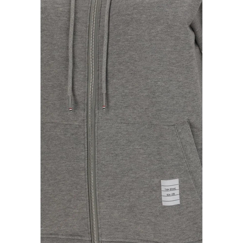 Thom Browne Gray Cotton Sweatshirt
