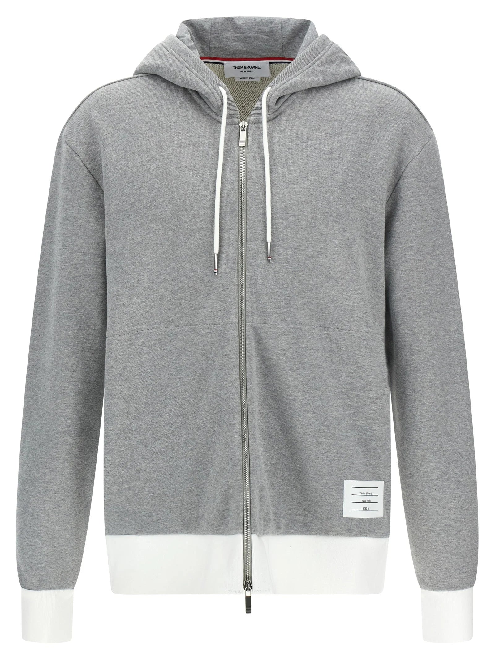 Thom Browne Gray Cotton Sweatshirt