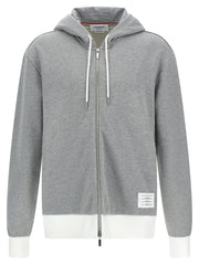 Thom Browne Gray Cotton Sweatshirt