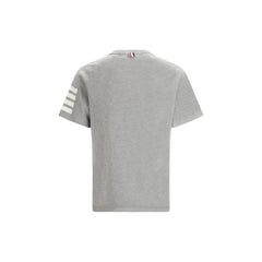 Thom Browne Gray Cotton T-Shirt - 1