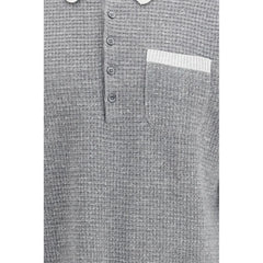 Thom Browne Gray Linen Dress Shirt