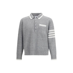 Thom Browne Gray Linen Dress Shirt