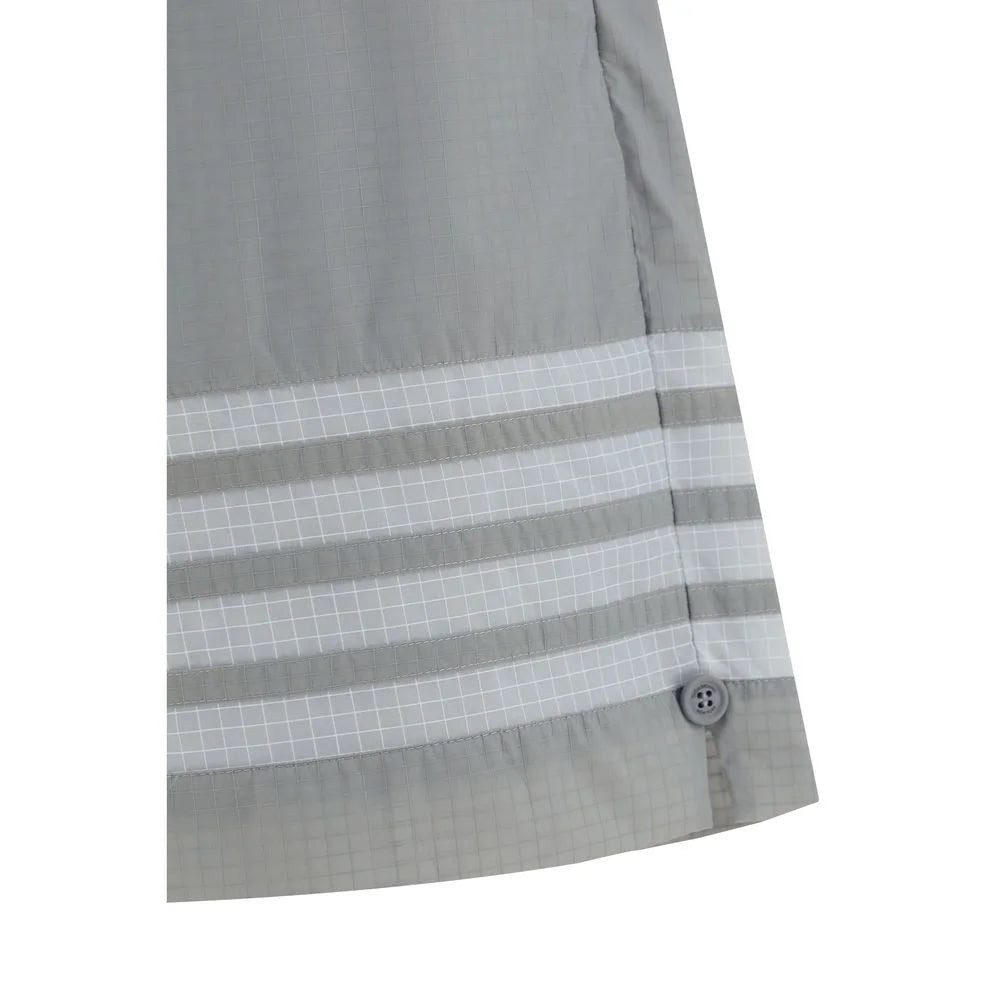 Thom Browne Gray Polyamide Bermuda Shorts - 3