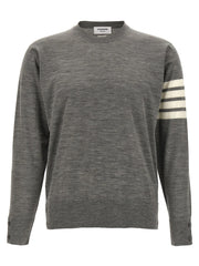 Thom Browne Gray Virgin Wool Cardigan