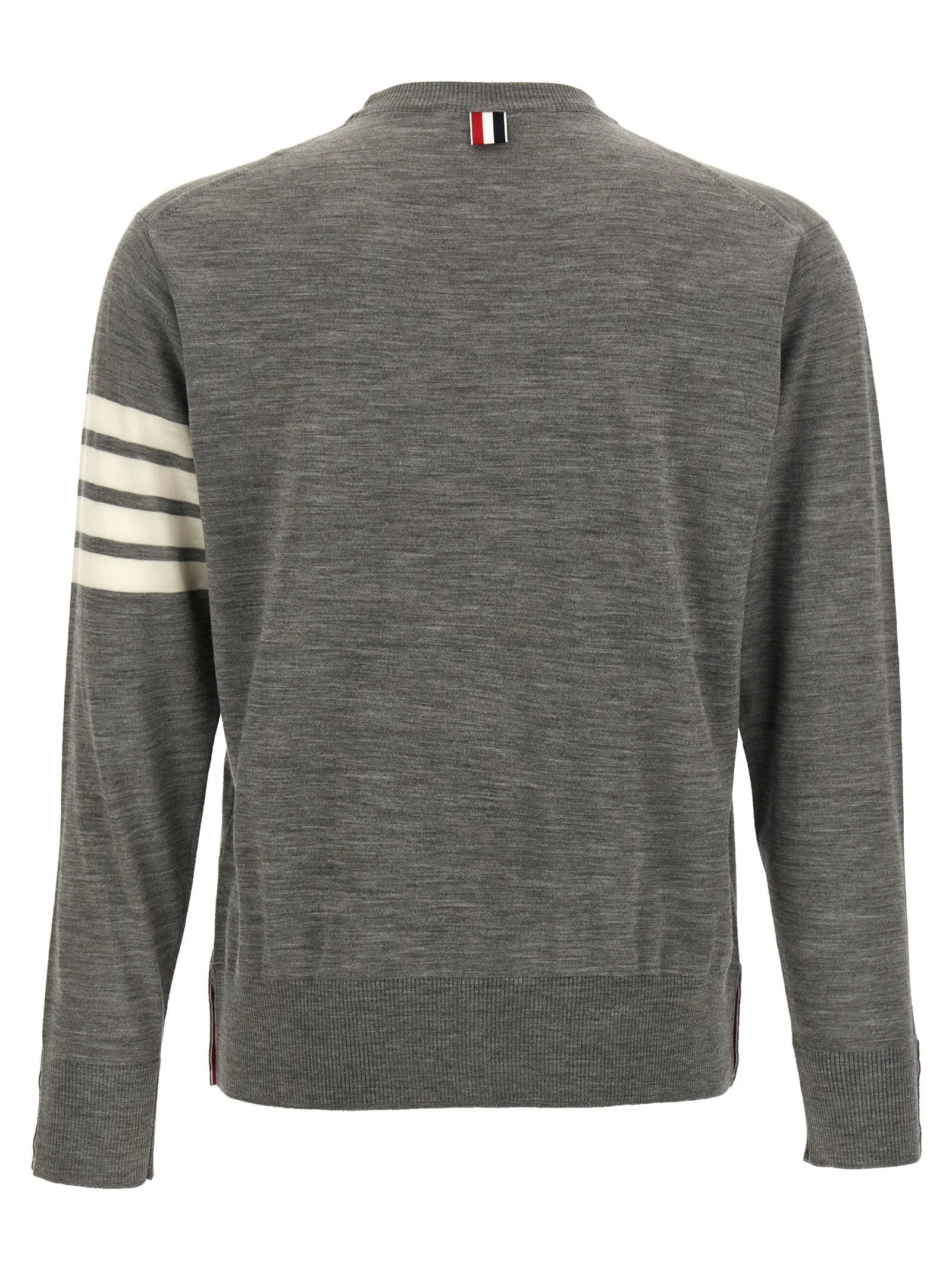 Thom Browne Gray Virgin Wool Cardigan