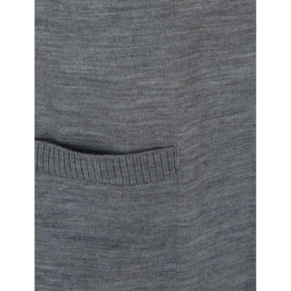 Thom Browne Gray Virgin Wool Cardigan - IT52 | XL