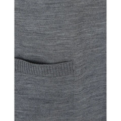 Thom Browne Gray Virgin Wool Cardigan - IT52 | XL