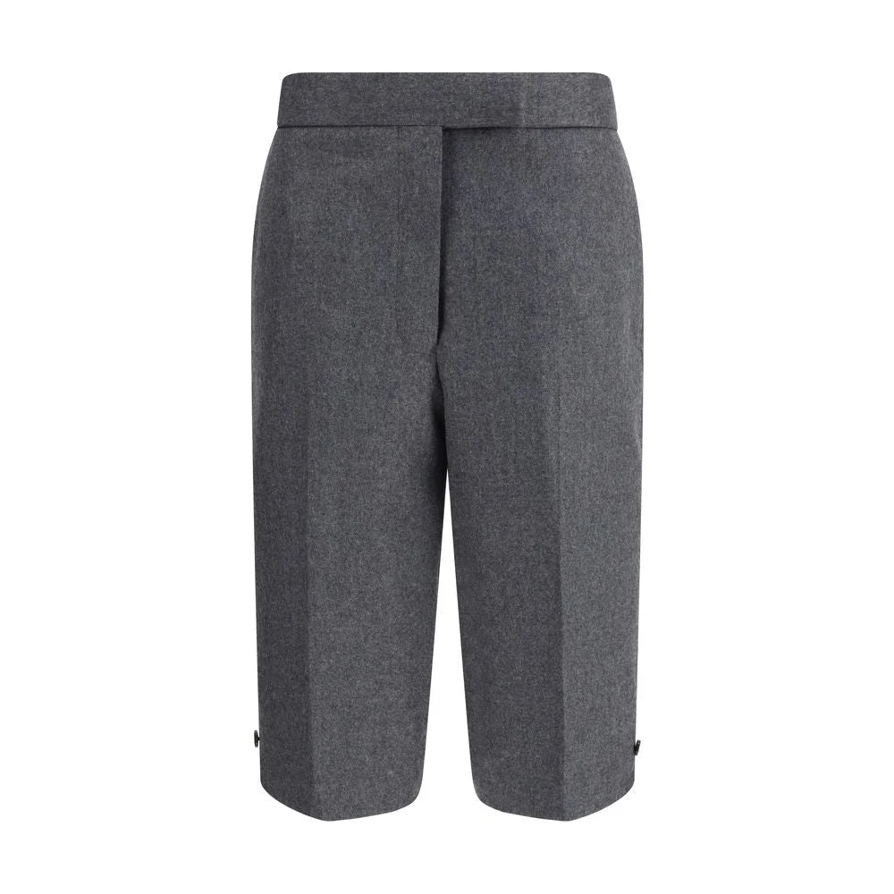 Thom Browne Gray Wool Bermuda Shorts