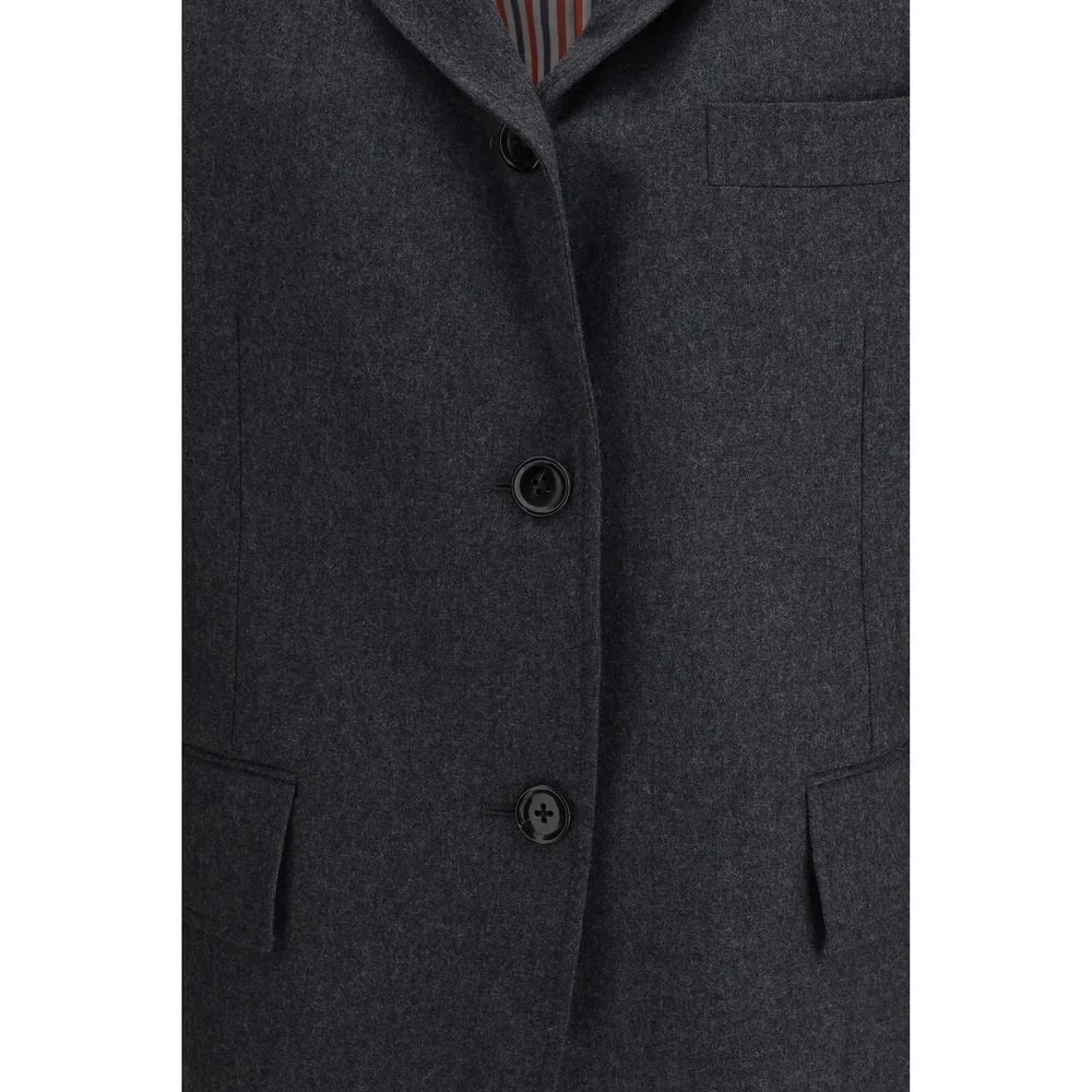 Thom Browne Gray Wool Blazer - IT40 | M