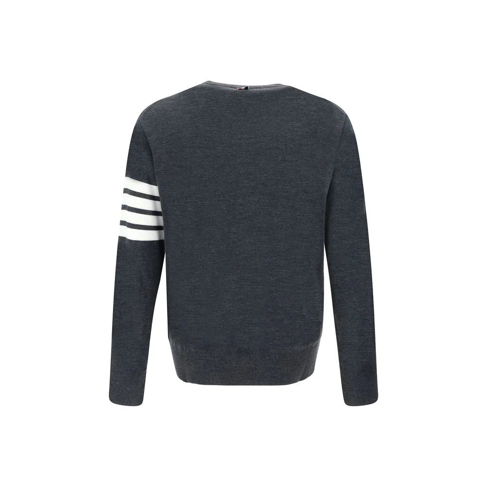 Thom Browne Gray Wool Oves Aries Sweatshirt