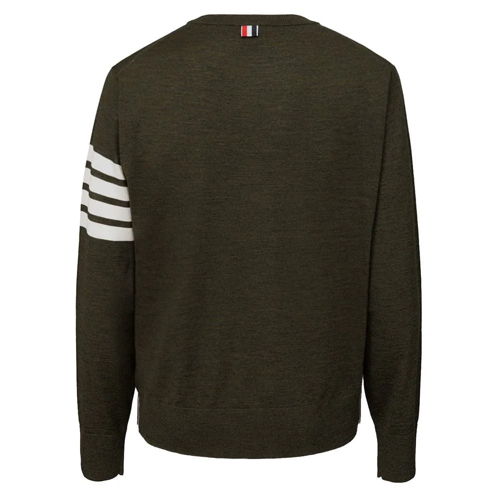 Thom Browne Green Wool Sweater - XXS - Sweaters