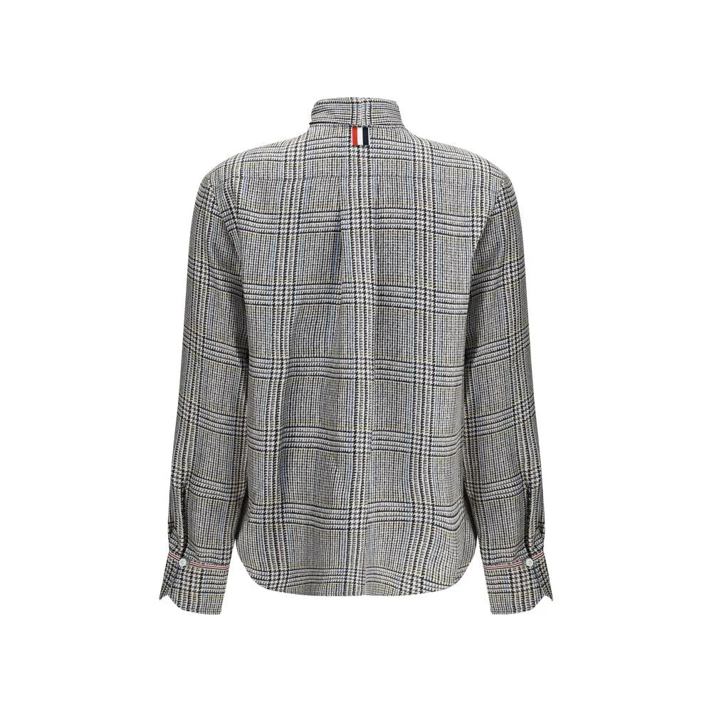 Thom Browne Hunting Tweed Silk Twill Shirt - IT38 | S - Shirts