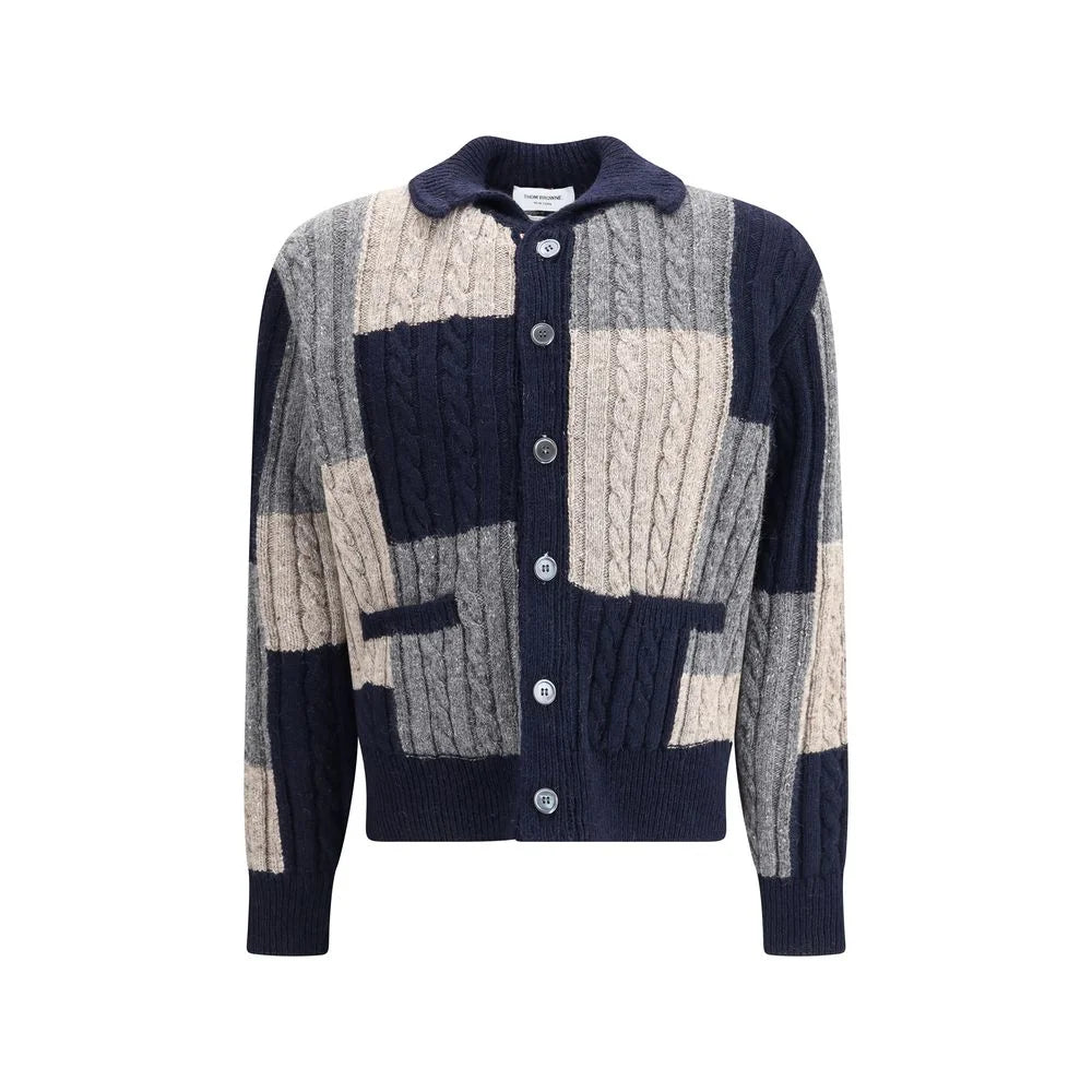 Thom Browne Intarsia Cardigan - XXS/XS - Cardigans