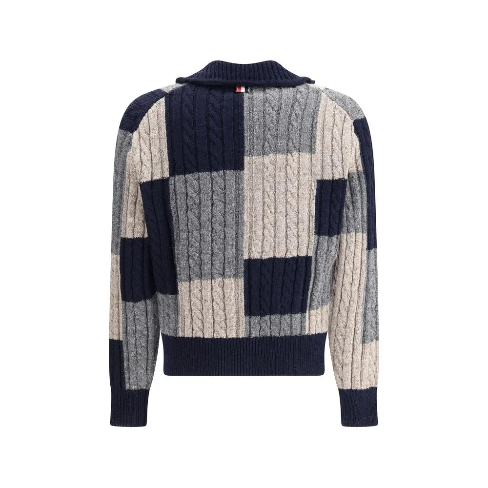 Thom Browne Intarsia Cardigan - XXS/XS - Cardigans