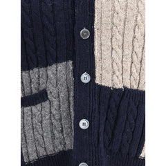 Thom Browne Intarsia Cardigan - XXS/XS - Cardigans