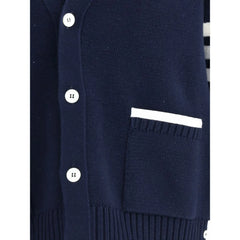 Thom Browne Merino wool Cardigan - 3 - Cardigans