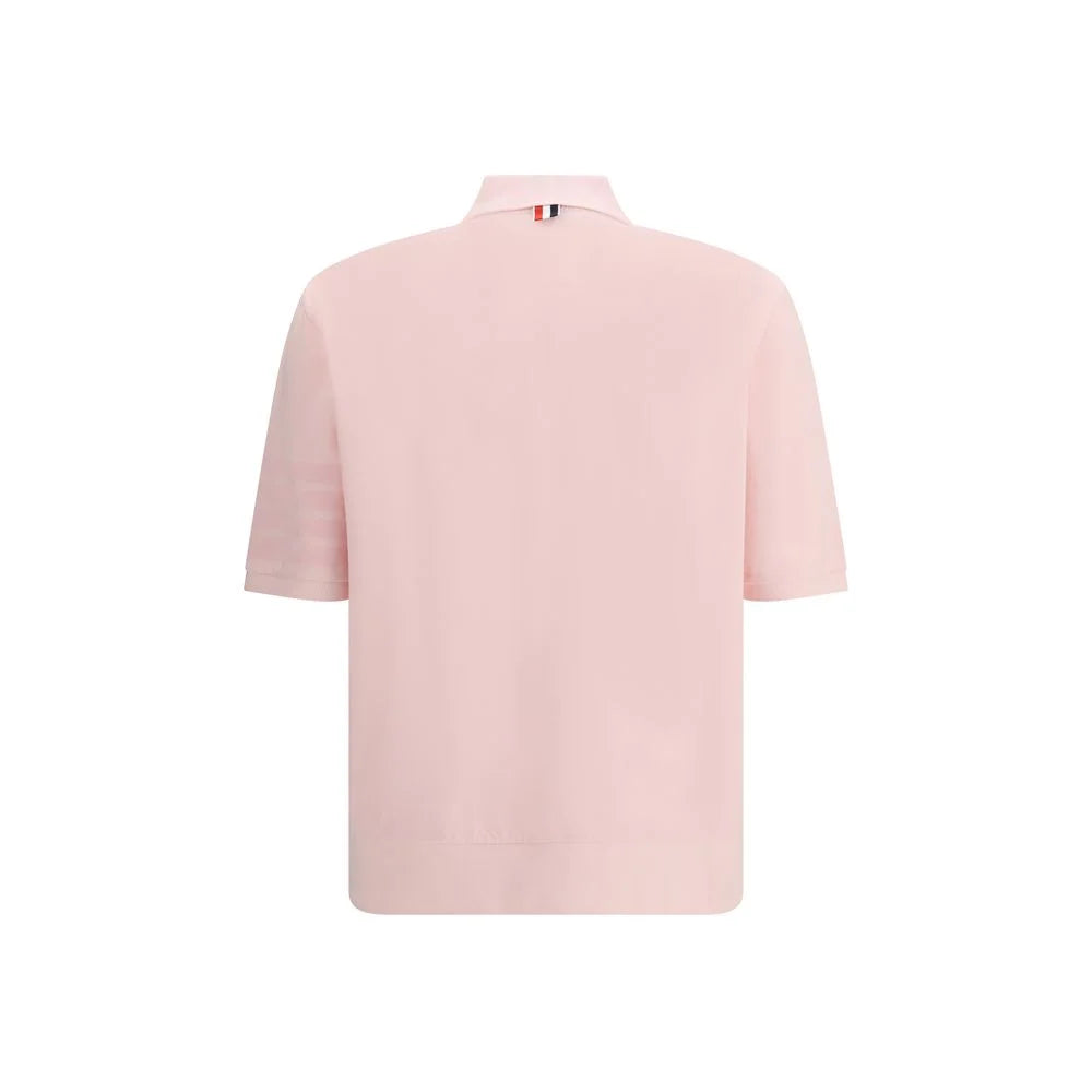Thom Browne Multicolor Cotton Polo Shirt