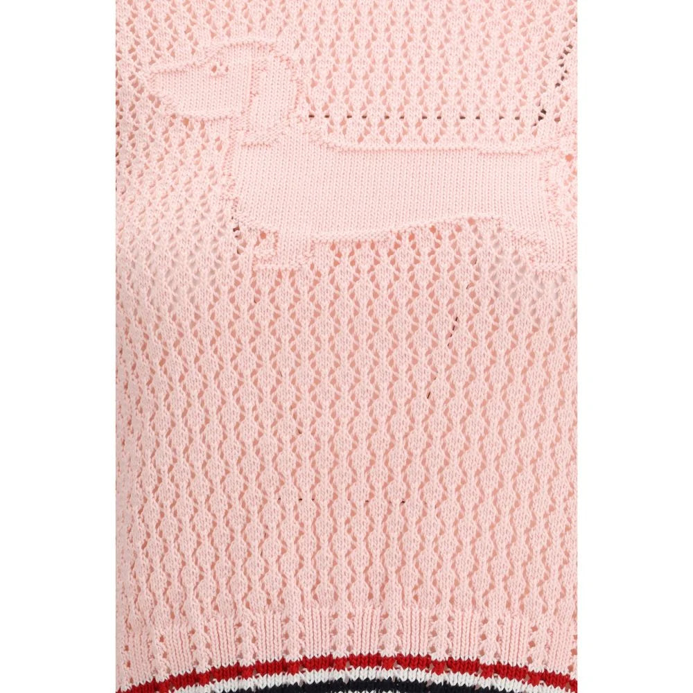 Thom Browne Pink Cotton T-Shirt