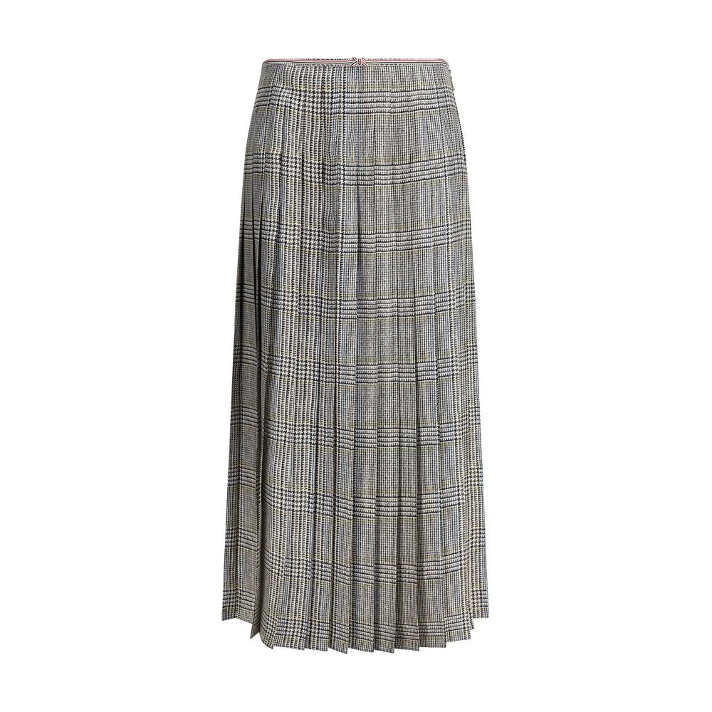 Thom Browne Silk Tweed Skirt - Skirts