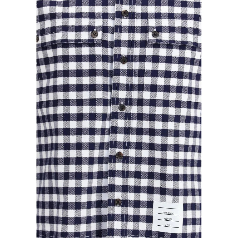 Thom Browne Vichy cotton flannel Shirt - 1 - Shirts