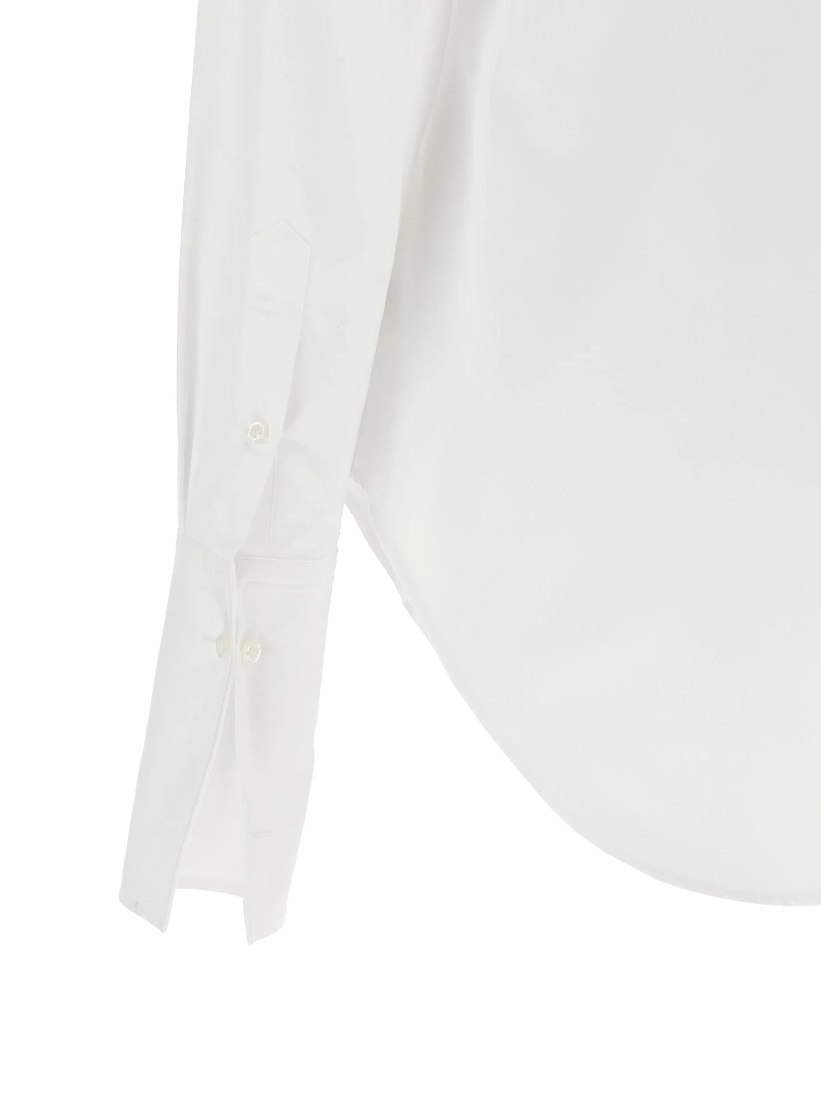 Thom Browne White Cotton Blouse