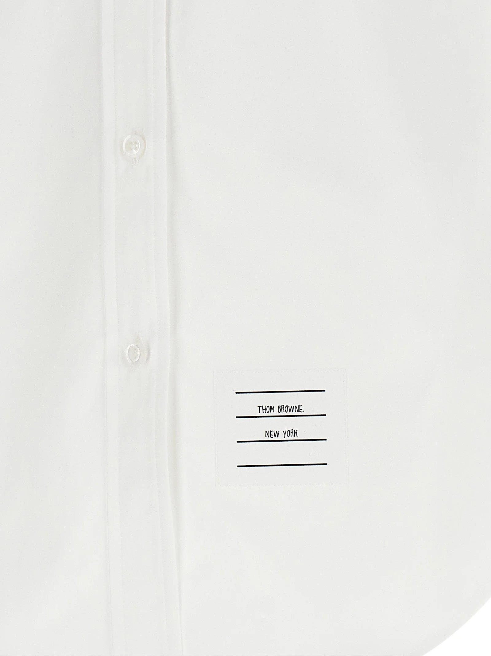 Thom Browne White Cotton Blouse