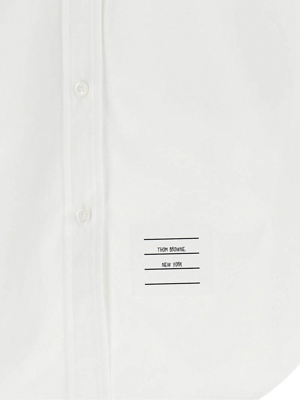 Thom Browne White Cotton Blouse