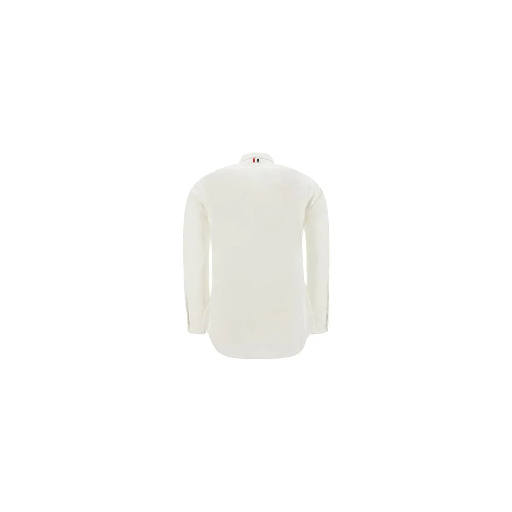 Thom Browne White Cotton Dress Shirt - Shirts