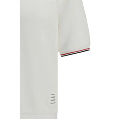 Thom Browne White Cotton Sweatshirt
