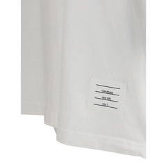 Thom Browne White Cotton T-Shirt - 00/XXS