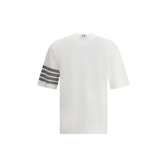 Thom Browne White Cotton T-Shirt - 00/XXS